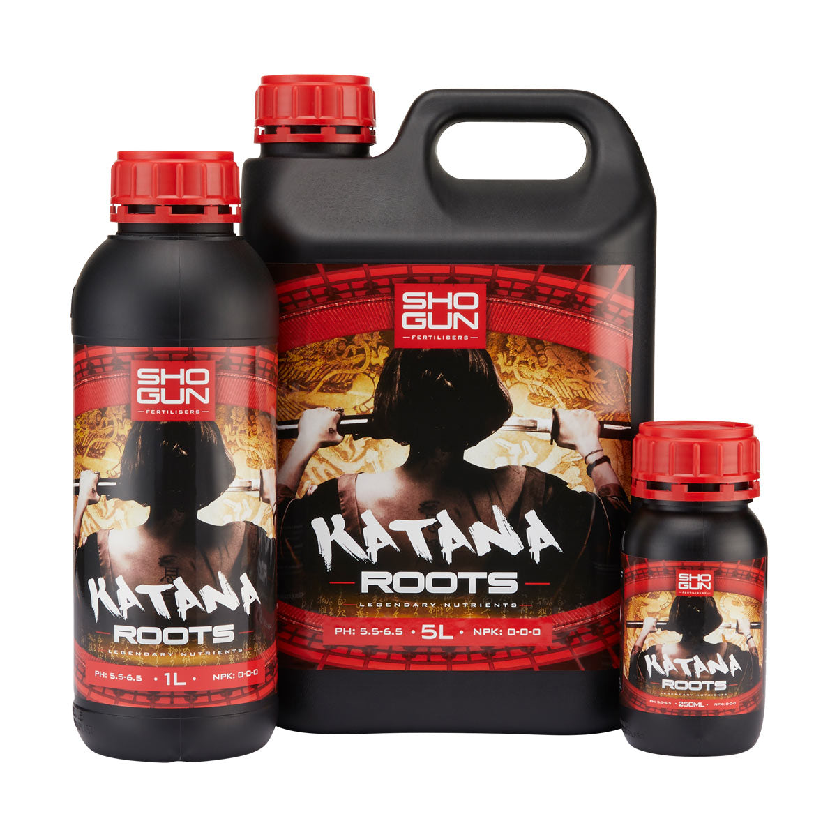 Shogun Katana Roots 250ml, 1 litre and 5 litre