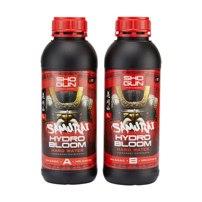 Shogun Samurai Hydro Bloom A&B Hard Water 1 litre Part A and Part B