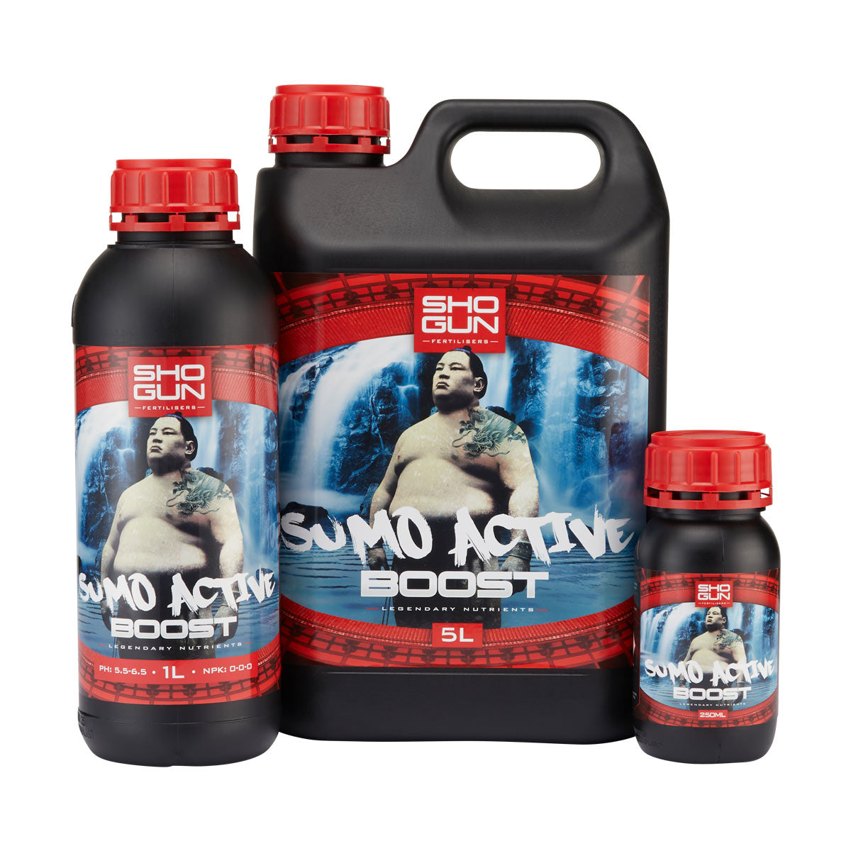 Shogun Sumo Active Boost 250ml, 1 litre and 5 litre
