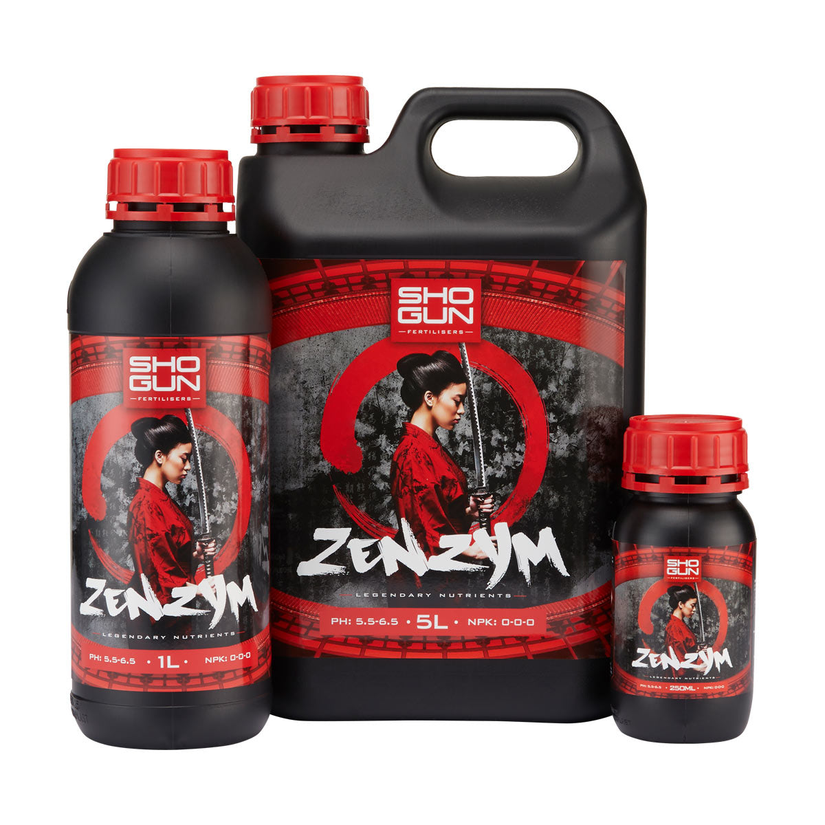 Shogun Zenzym 250ml, 1 litre and 5 litre