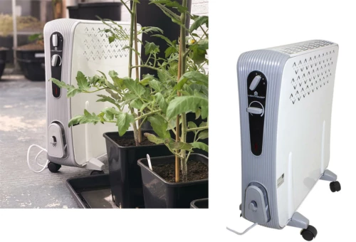 Lighthouse 2500W Oil Free Radiator Hydroponics Tent Heater Grow Room