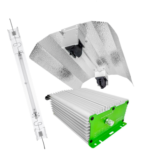 LUMii 1000W 400V DE (Double Ended) HPS Hydroponics Light Bulb Ballast Reflector