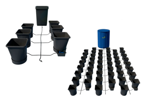 Auto Pot AutoPot Solid Flexible Water Butt Kits Systems Hydroponics 15L Pots