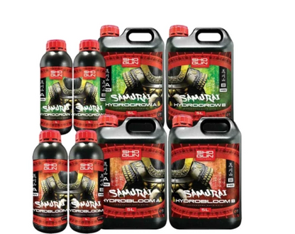 Shogun Samurai Hydro Grow and Bloom A&B range