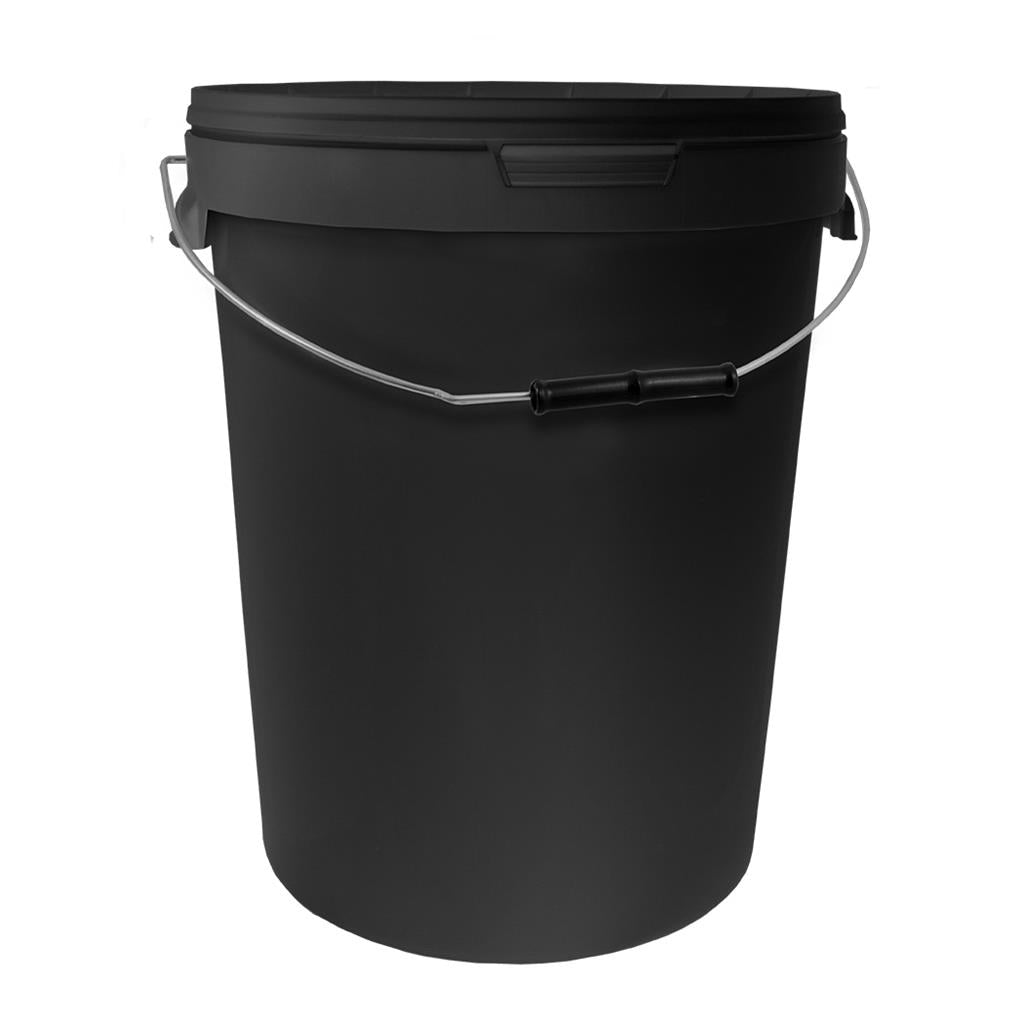 Black Buckets With Handles