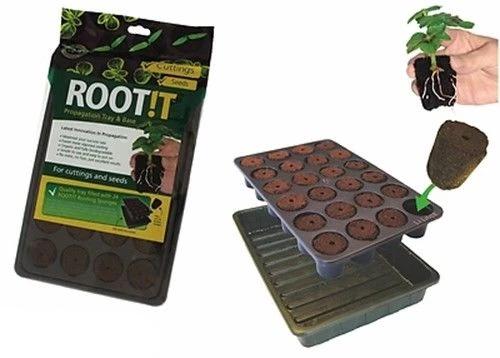 Root it 24 Propagation Insert & Trays Starter Plugs Seeds Cuttings Base Root!t