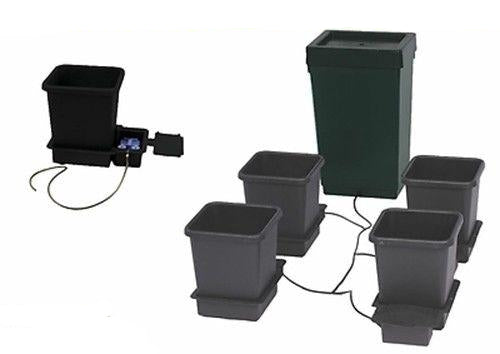 Autopot 4 x 15 Litre Pot Grow System Kit Complete With 47 Litre Tank Hydroponics