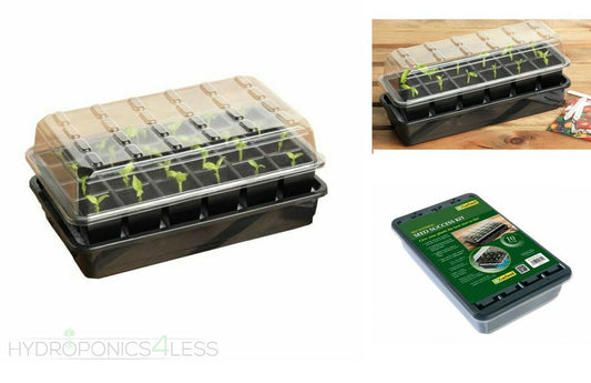 Self Watering Seed Cuttings Plant Tray Propagator Greenhouse Hydroponics