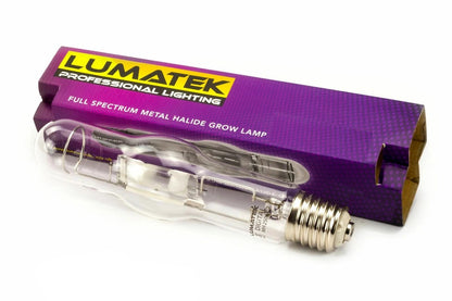 Lumatek MH Lamp Bulb Veg Grow 4k 6k Metal Halide Hydroponics 250 400 600 1000w