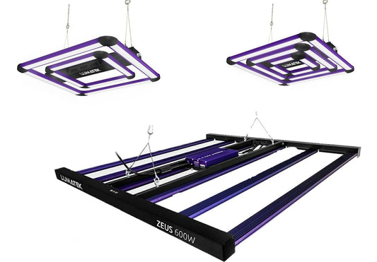 Lumatek LED Grow Tent lights Veg Flower Full Spectrum Zeus 200w 300w 600w 1000w