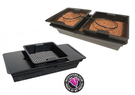 Bubble Box Kit DWC Dripper Hybrid Bubbler System Hydroponics Deep Water Hydro
