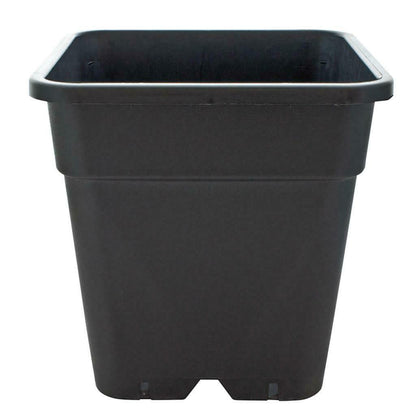 Square Black Pots 0.7, 1.5, 2, 3, 5.7, 11, 12, 18, 25 L