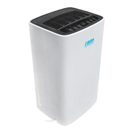RAM 12L Dehumidifier Mould and Moisture Extraction Wheels Hydroponics 20m2
