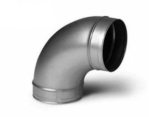 METAL Ducting 90 Degree Bend Connector Flexible Fan Hydroponics 4" 5" 6" 8" 10"