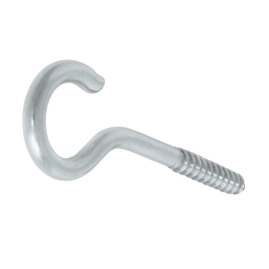 Heavy Duty Steel Screw Hook pack of 2 - 55mm