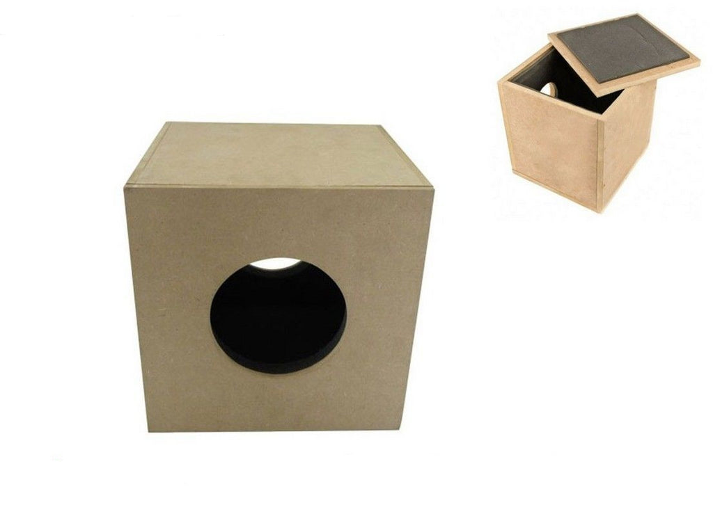 4" 5" 6" 8" 10" 12" Hydroponic Grow Inline Wood Box Fan Assembly Box