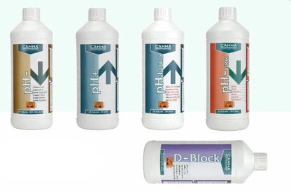 CANNA pH and D-Block range