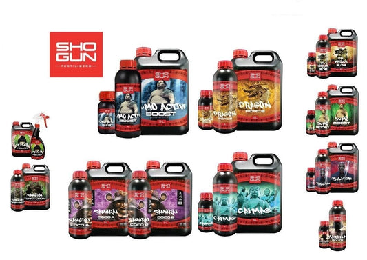 Shogun Hydro CoCo Soil Grow Bloom Complete Nutrient Kit