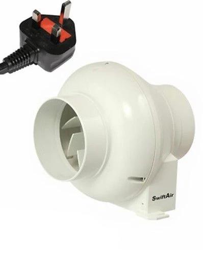 4" Inline Hydroponics Extractor Fan