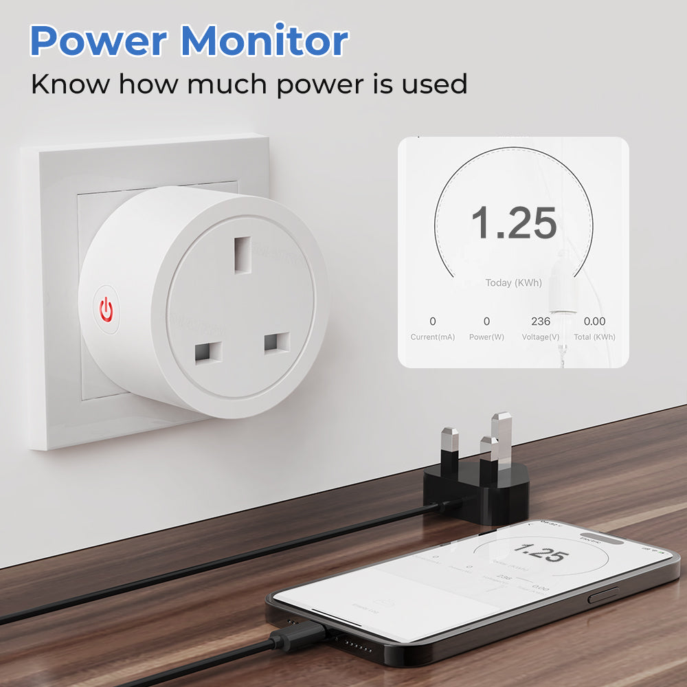 20A Plug Wifi Timer with Minute secound Timer (IWS, Autodrain and Water Pumps) - SMARTLIFE APP