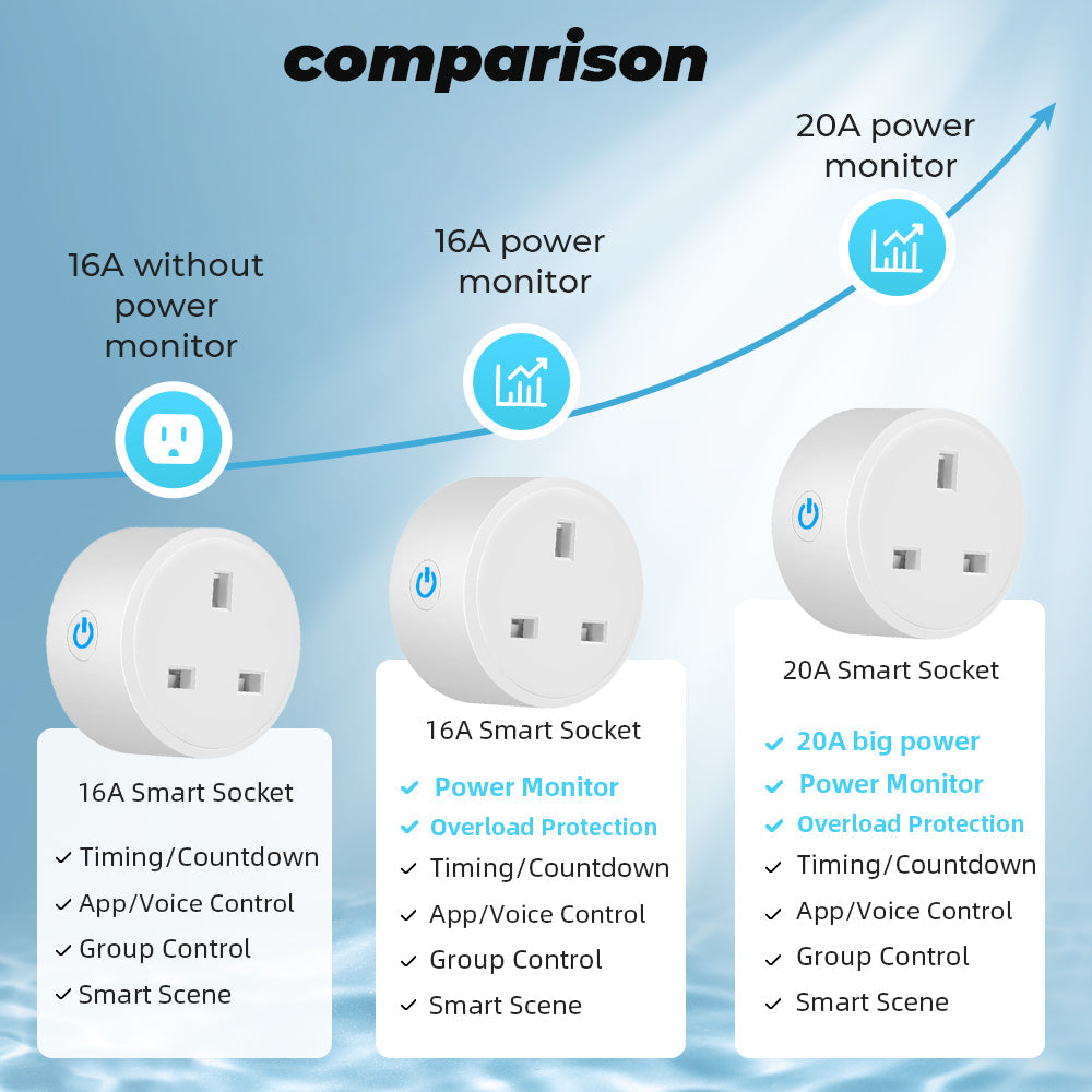 20A Plug Wifi Timer with Minute secound Timer (IWS, Autodrain and Water Pumps) - SMARTLIFE APP
