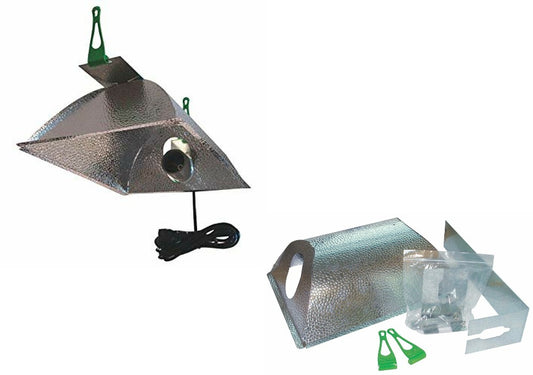 LUMii OPTii Closed-Ended Reflector Hydroponic Grow Light Ballast MH CFL HPS