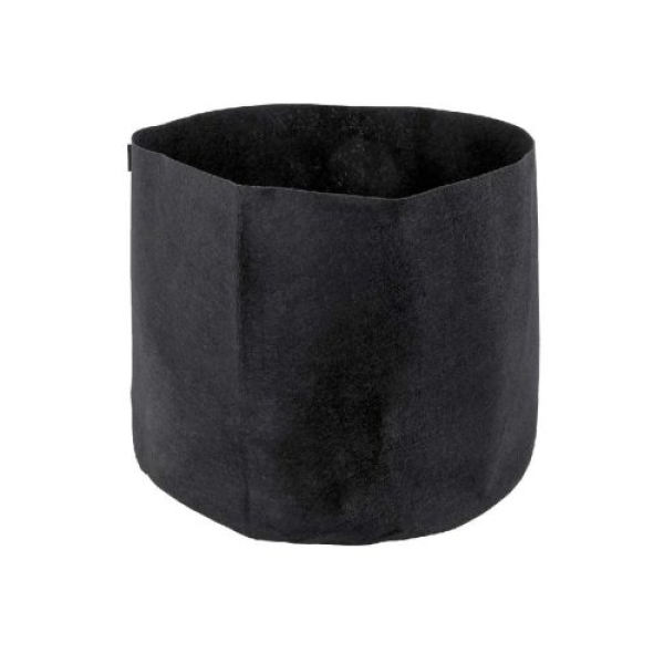 Round Black FABRIC Pots (Fabric Pots)