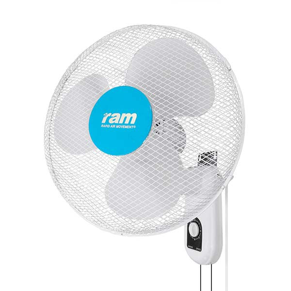 Ram 16" 400mm Wall Mounted Fan 3 Speed oscillate Hydroponics Cooling Fan