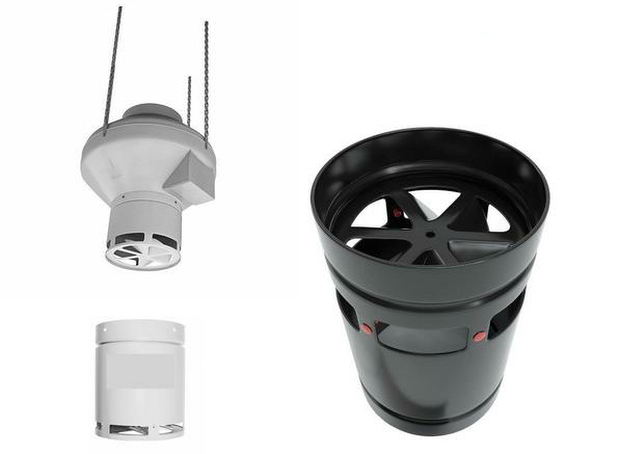 4" 5" 6" 8" 10" 12" Swirl Cooling Supply Air Diffuser